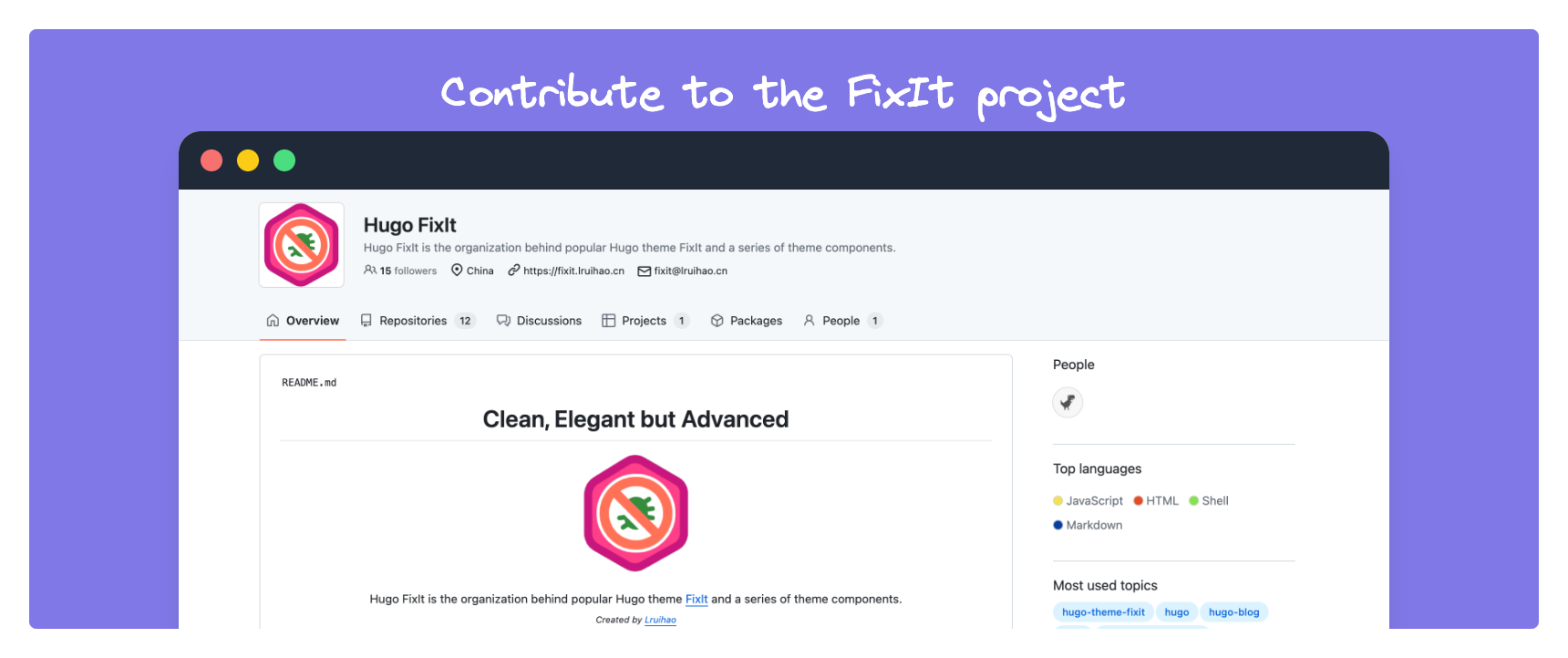 Contribute to the FixIt project