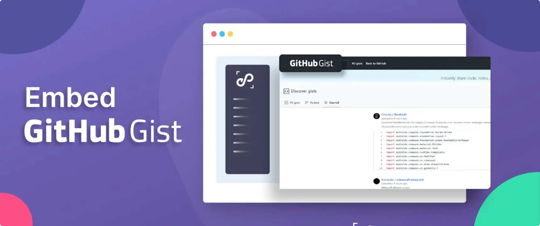 Featured image for 扩展 Shortcode - gist